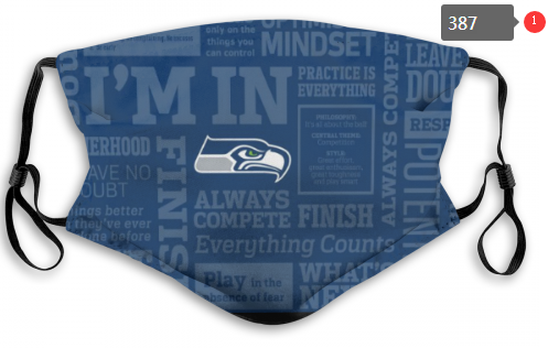 NFL Seattle Seahawks #12 Dust mask with filter